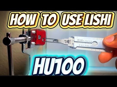 How to use a lishi Hu100 #lishi #automobile locksmith #mechanic #automechanic i