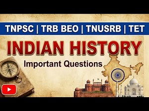 🔴INDIAN HISTORY MODEL QUESTIONS DISCUSSION / 300/300 / Free live | TNPSC