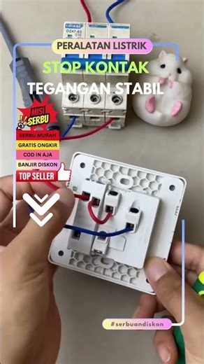 Sakelar Lampu & Stop Kontak Premium – Anti Korsleting #shorts