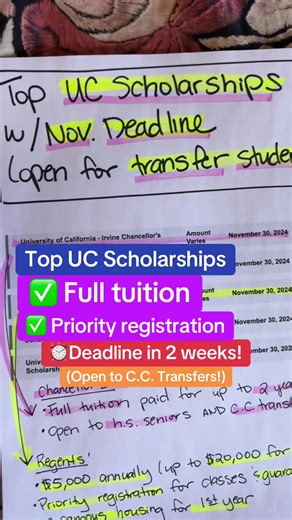 Top UC Scholarships for College Students