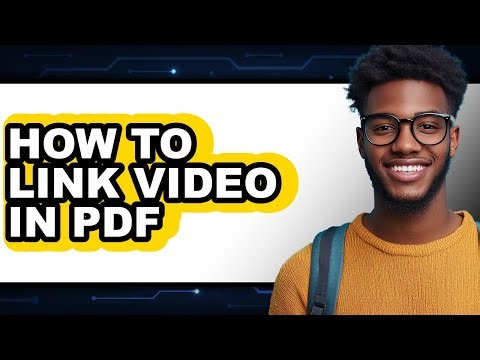 How to Link Video in Pdf (easy Method)