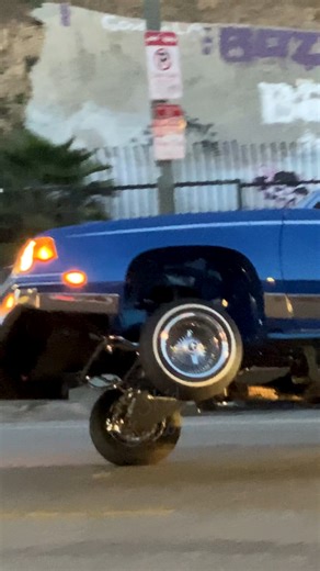 48K views · 1.5K reactions | Custom G Body LOWRIDER tipping in 3 wheel motion, cruising Sunset Blvd in Los Angeles, California!  | Skid Society | Facebook