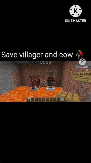 Save villager and cow #minecraft #minecrafthindi #technogamerz #gaming