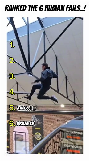 Ranked The funny human fails... 😂😂😂 || #shorts