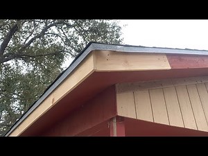 Day 4 just a slow day replacing some soffit and fascia boards