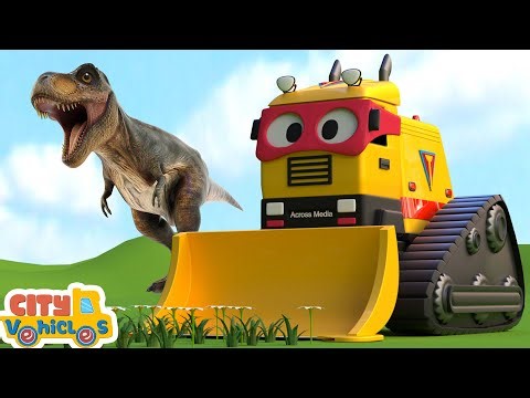 Building a New Bridge! Super Excavator & Crane Team- Crane Truck, Mixer Truck & Bulldozer for kids.