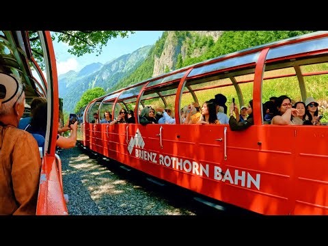 World’s Most Beautiful Train Ride In Switzerland🇨🇭Brienz Rothorn Bahn 🚂