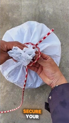 The Easiest Bag Knot Ever (No Slip!) #knot