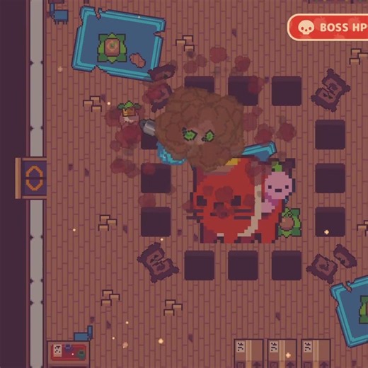 Playing Turnip Boy Commits Tax Evasion Boss fight