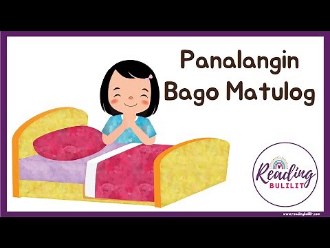 Panalangin Bago Matulog | Panalanging Pambata | Tagalog Prayer for Kids