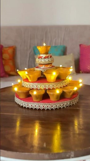 DIY Diya Stand For Diwali | DIY Diwali Decor Ideas |