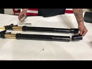 Ohlins fork extensions front and rear