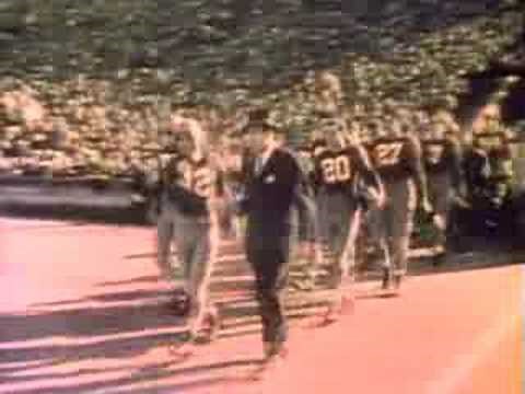 Coach Frank Leahy of Notre Dame