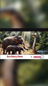 Mother Elephant vs Giant Python — Intense Jungle Showdown #ElephantVsPython #MotherElephant