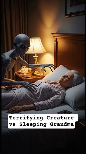 Terrifying Creature vs Sleeping Grandma