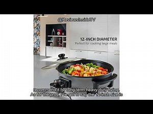 OVENTE 12-Inch Electric Skillet Review: Worth the Price for Easy Cooking or Not?