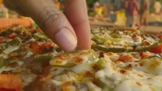 Papa Johns Cheesy Burger Pizza TV Spot, 'Burger Saucin''