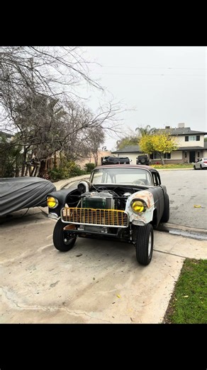 Turbo ls 55 Chevy gasser #gasser #55chevy #turbols