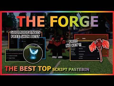 AIRFLOW HUB: THE FORGE Script Pastebin 2025 AUTO FARM, GODMODE, AUTO FORGE, ORE, KILL AURA, SELL