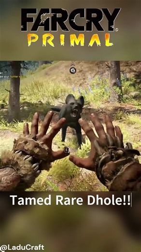 Tame Rare Dhole | Farcry Primal | #foryou #gaming #farcryprimal #shortsfeed