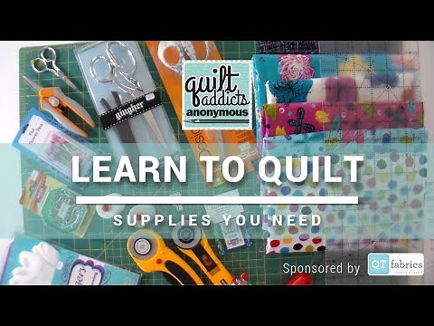 Must Have Quilting Supplies and Tools - FREE Beginner Quilting Videos and Pattern - NO MUSIC VERSION