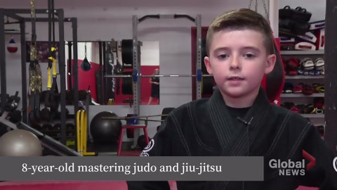 8-year-old Peterborough athlete excelling in judo and jiu-jitsu