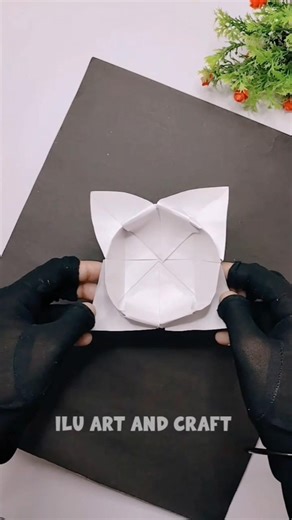 Flower Storage Box #shorts #diy #experimnent #craft #origami #usefuldiy #papercraft #paper