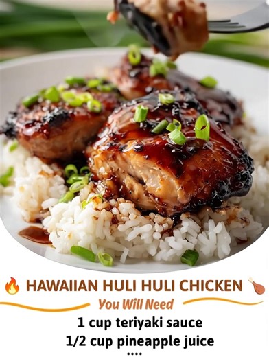 Hawaiian Huli Huli Chicken 😋 Tender grilled chicken glazed with a finger-licking pineapple-soy sauce, just like the roadside stands of Oahu! 📝 Ingredients (Serves 6): 1 cup teriyaki sauce 1/2 cup pineapple juice Recipe in First Coʍmеոτ 👇 Enjoy ❤️👇👇👇 | Soulful Stories
