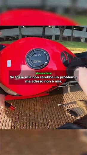 Ha avuto un incidente con la moto durante il test drive ☠️