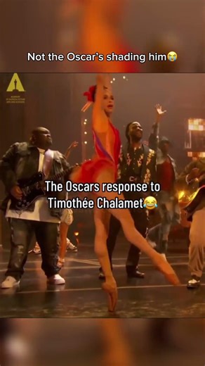 The Oscar’s shading Timothee 💀 #oscars #oscar #timotheechalamet #ballet #opera