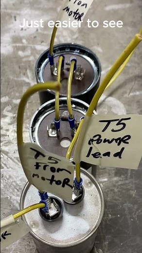 Leeson Capacitor Wiring — Easier to See on the Bench