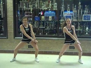 Erath High School Cheerleading Tryout Dance: Front View