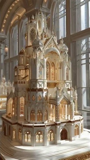 The most luxurious gothic wedding cake ever