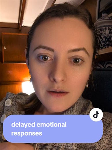 delayed emotional responses are so wild, brains really do some weird things to help us cope. #abuse #emotionaldamage #dv #psychology #fyp
