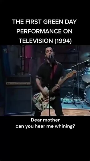 Green Day's TV Debut on Conan O'Brien Show 1994
