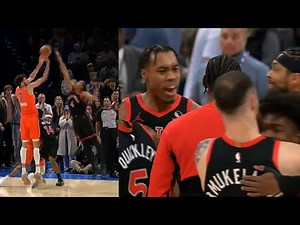 Scottie Barnes CLUTCH block on Chet Holmgren and rebound to win vs OKC - Final 1:24