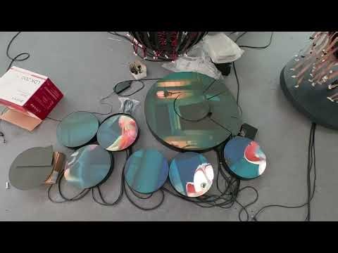 Frameless Round LED Display Screen Units Circular LED Screen