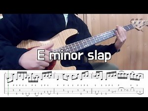 Funk SlapBass E_Minor Transcription