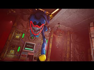 Huggy Wuggy Final Boss Fight + Secret Ending - Poppy Playtime: Chapter 3