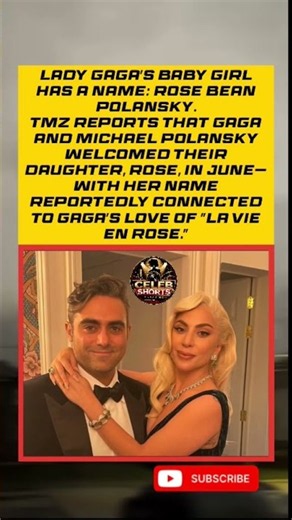 Lady Gaga’s Baby Girl Is Named Rose #LadyGaga #RoseBeanPolansky #LadyGagaBaby