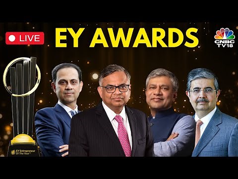 LIVE: EOY Award Ceremony | EY Entrepreneur Of The Year 2023 | Uday Kotak | Sanjiv Bajaj | N18L