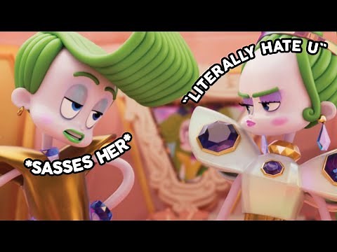 Velvet and Veneer being an iconic sibling duo for over 5 minutes straight 💚🤍