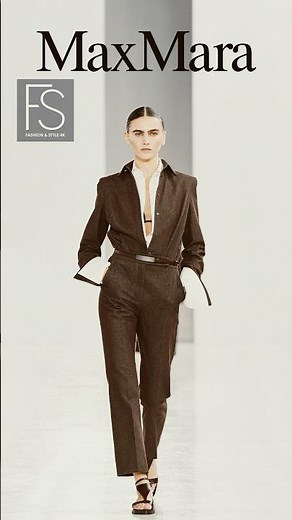 Max Mara | Spring/Summer 2025 | Milan Fashion Week SHORT Fashion Show #fashion #runway