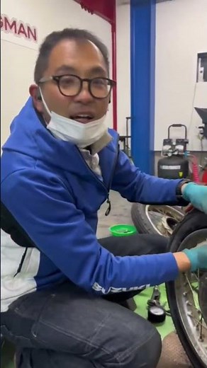 チューブタイヤ交換のコツ‼️