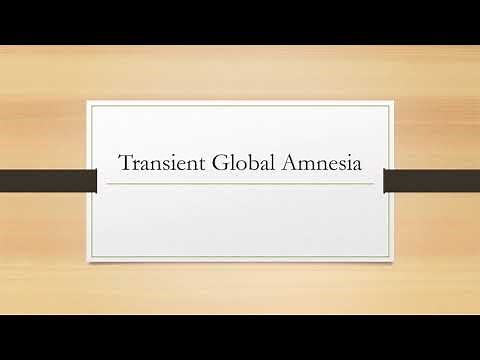 Transient Global Amnesia