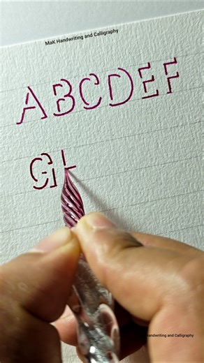 How to write capital 3d shadow lettering letters part- 1 | Letters A to L #3d #lettering