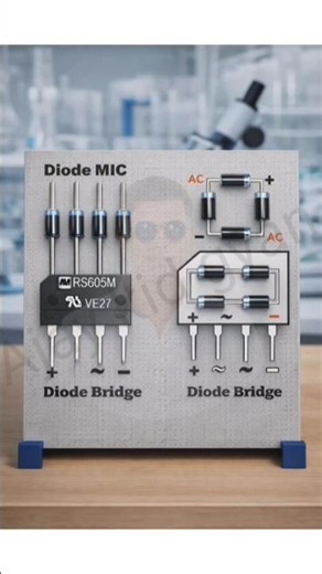 Diode Mic | Diode Bridge ⚙️ #diy #shorts #diode #short