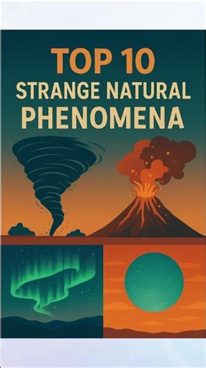 Top 10 Strange Natural Phenomena You Won’t Believe Exist 🌪️ #phenomena