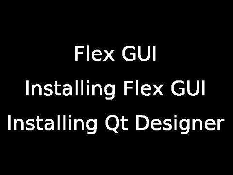 Flex GUI Tutorial 01