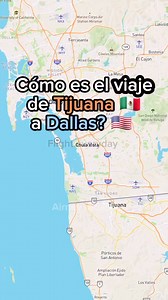 Como és el viaje de Tijuana a Dallas, TX? 🇺🇸🇲🇽 | Flight and routes Every day